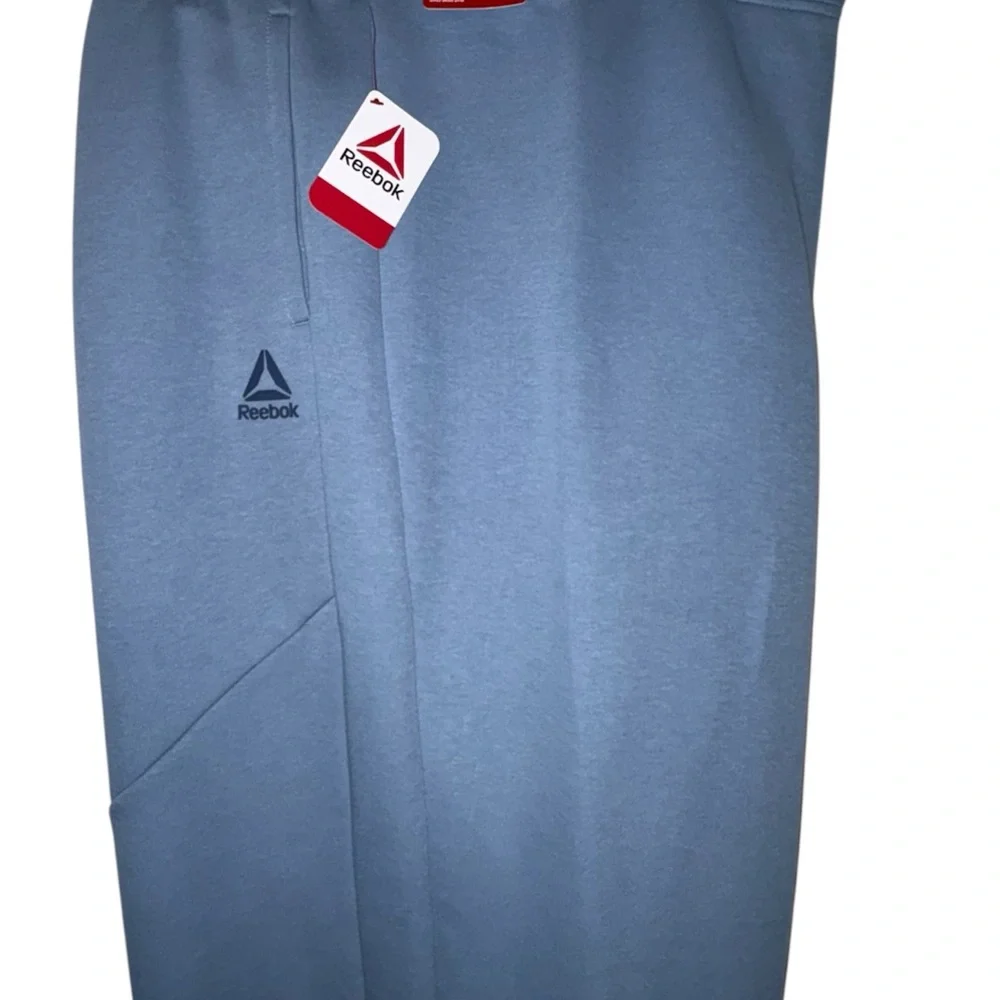 Reebok Light Blue / Reebok Men's Momentum Fleece Jogger, Size 5XL